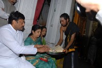 Chiru Visit Film Nagar Temple Photos